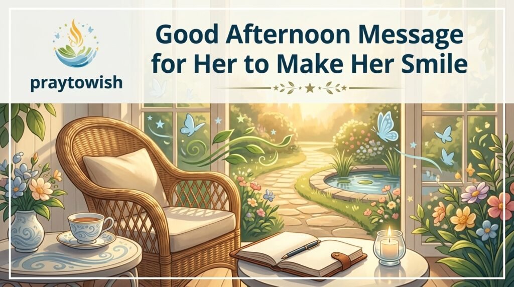 Good Afternoon Message for Her to Make Her Smile