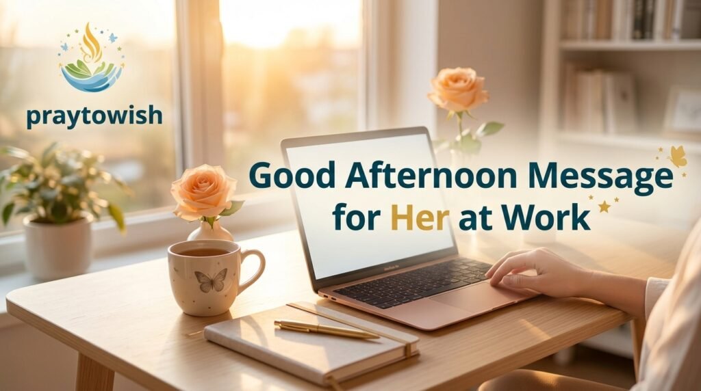 Good Afternoon Message for Her at Work