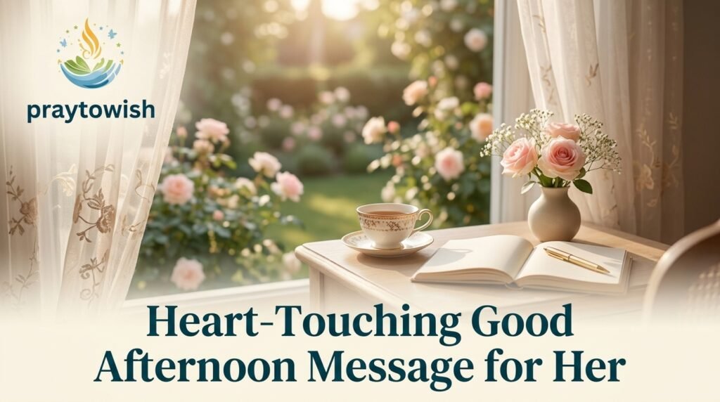 Heart-Touching Good Afternoon Message for Her