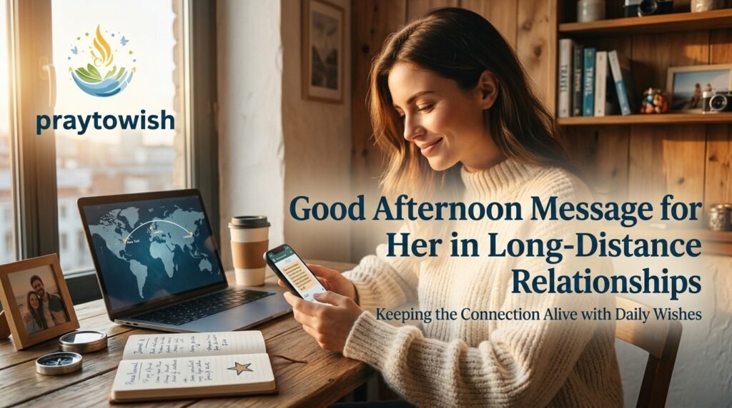 Good Afternoon Message for Her in Long-Distance Relationships