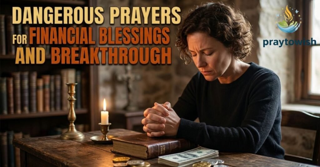 Dangerous Prayers for Financial Blessings and Breakthrough