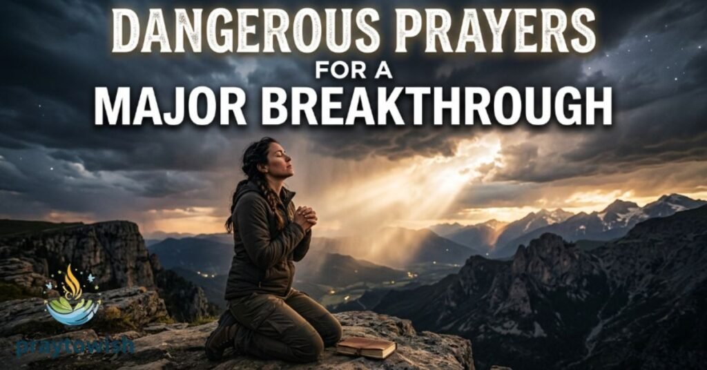 Dangerous Prayers for a Major Breakthrough