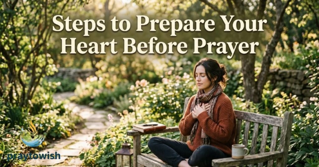 Steps to Prepare Your Heart Before Prayer